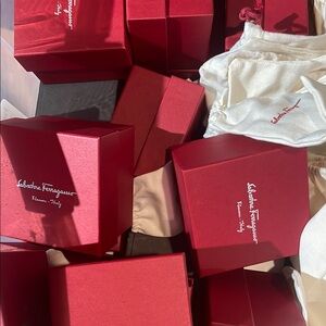 Salvatore Ferragamo Luxurious Red Boxes 1pc